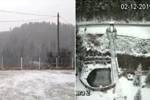 VIDEO| A venit Iarna în Țara Moţilor: Peisaj de vis în staţiunea Arieşeni la începul lunii sărbătorilor de iarnă