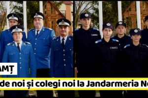 NEAMȚ: Grade noi şi colegi noi la Jandarmeria Neamţ (FOTO)