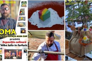 FOTO| Surprize delicioase de Ziua Naţională: Expoziţie culinară „Alba Iulia în farfurie”, pregătită de Chef Toma