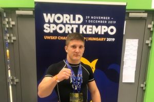Stefan Orza, luptator la Sharks Gym Constanta:  Povestea unui tanar din Mosneni care a devenit dublu campion mondial la Kempo (galerie foto)