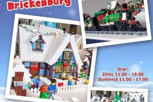 Natura în elemente Lego, la Expoziţia de iarnă Brickenburg de la Casa Argintarului