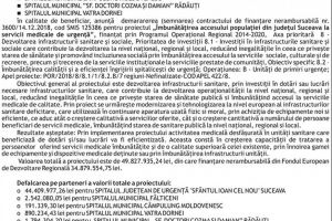 Finalizare proiect: „Îmbunătăţirea accesului populaţiei din judeţul Suceava la servicii ...