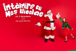 ERA Park Oradea îi aşteaptă pe cei mici la o întâlnire cu Moş Nicolae!