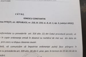 Maximă „operativitate”, dosar de furt CLASAT după… 10 ani!