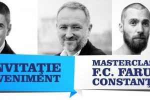 Trei profesionisti ai marketingului sportiv vor fi prezenti la o noua sesiune oficiala a programului MasterClass FC Farul  Constanta