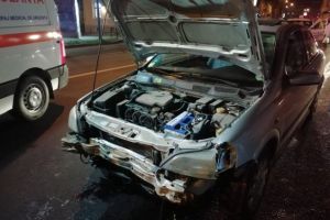 Accident la miezul nopţii pe B-dul 15 Noiembrie