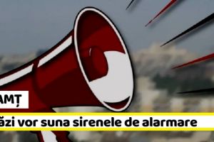 NEAMȚ: Astăzi, 4 decembrie, vor suna sirenele de alarmare (EXERCIȚIU!)