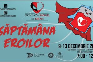 Campania „Donează sânge! Fii erou!” revine la Braşov
