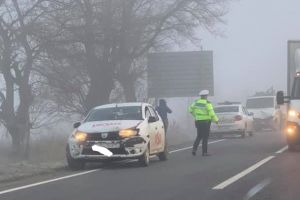 ACCIDENT la ieşirea din Arad! Traficul este BLOCAT