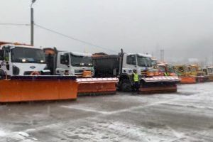 Baia Mare: 500 de tone de material antiderapant si peste 50 de utilaje pregatite pentru deszapezire