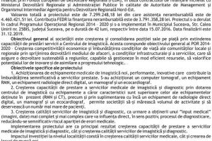 ”MODERNIZAREA CENTRULUI DE IMAGISTICĂ LA SC BETHESDA SRL”