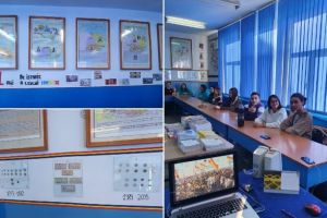 FOTO: Expoziţie aniversară de monede şi prezentare de referate, la Colegiul Tehnic „Ion D. Lăzărescu” din Cugir