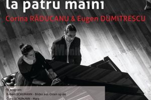 Recital de pian la patru mâini cu Eugen Dumitrescu şi Corina Răducanu
