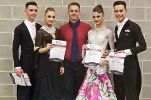 Tinerii dansatori de la Clubul Exclusive Oradea, pe primul loc în Clasamentul European la dansuri latino (FOTO)