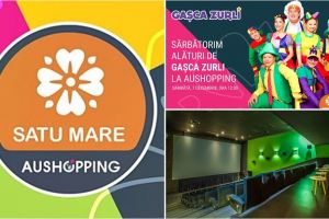 Weekend plin de surprize la Aushopping: spectacol Gaşca Zurli şi lansare Cinema One Laserplex