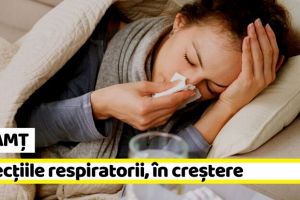 NEAMȚ: Infecţiile respiratorii, în creştere