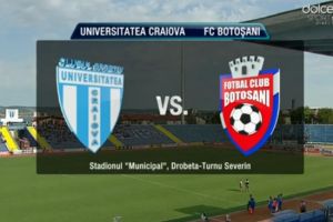 Astăzi: Universitatea Craiova- FC Botoşani