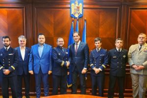 O delegatie a Fortelor Navale ale Republicii Franceze si a Fortelor Navale Romane, primita la Constanta (galerie foto) 