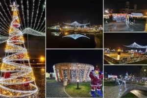 LIVE VIDEO. S-a deschis Târgul de Crăciun de la Sebeş. Atmosferă de poveste, în Parcul Tineretului: Concert BiBi, patinoar artificial şi colindători