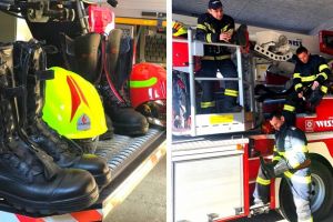 FOTO. Pompierii sătmăreni, în aşteparea Moşului. Și-au lustruit ghetele!