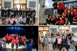 FOTO, VIDEO. O şcoală de dans din Alba, rezultate EXCEPȚIONALE la competiţii de dans modern contemporan şi Hip Hop şi colaborări cu juraţi de talie mondială. Sâmbătă, antrenament acasă cu coregraful lui Michael Jackson