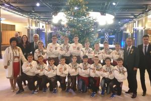 Micii fotbalisti din Cumpana, in vizita la Parlamentul European din Bruxelles (galerie foto)