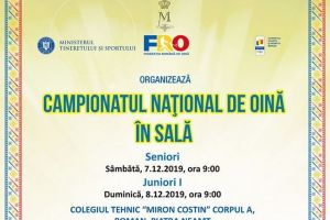 Frontiera Tomis Constanta si Spicu Horia participa la Campionatele Nationale de oina in sala