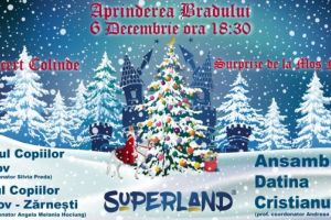 6 Decembrie. Aprinderea iluminatului festiv de sărbători şi întâlniri cu Moş Nicolae