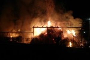 Incendiu la acoperisul unei case din Busag