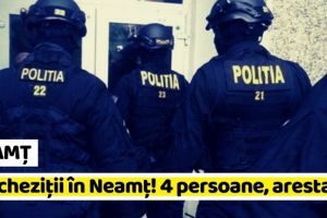 NEAMȚ: Flagrant şi percheziţii în Neamţ, la dealeri de droguri! 4 persoane, arestate