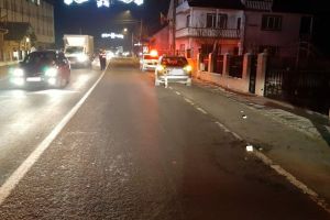 Pieton băut, lovit de o maşină pe DN 17 la Beclean