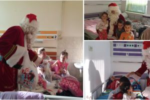 Daruri pentru micutii internati in spitalele din Constanta, de la Arimex Comexim 2000 SRL si Mos Nicolae (galerie foto) 