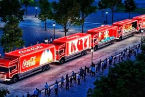 Vin, sărbătorile vin! Caravana Coca-Cola ajunge aproape de judeţul Satu Mare