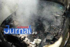 Un autoturism a luat foc, la Bârseşti