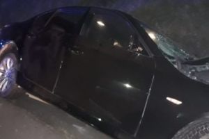 S-a trezit că se surpă strada sub maşina pe care o conducea în Trivale!