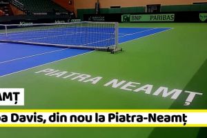 NEAMȚ: Cupa Davis, din nou la Piatra-Neamţ. România – China se va juca la Sala Polivalentă