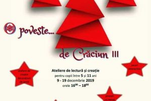 De luni: O nouă ediţie a atelierelor de lectură şi creaţie „O poveste… de Crăciun”, găzduită de Biblioteca Municipală „Lucian Blaga” Sebeş