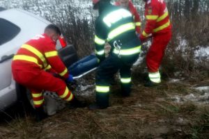 Accident la Șintereag. Patru persoane, transportate la spital