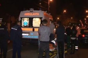 Martor ocular la accident, în spital cu piciorul rupt!