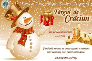 Liceul de Arte „Bălaşa Doamna”  va realiza un „Târg de Crăciun” caritabil