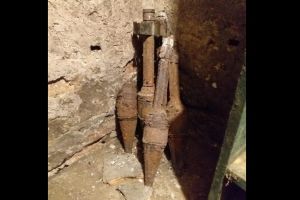 FOTO Muniţie din război găsită la Copşa Mică