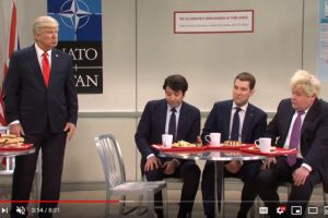 Iohannis, ironizat in episodul despre culisele NATO al show-ului 