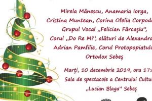10 decembrie: O nouă ediţie a evenimentului „Nepoţii îi colindă pe bunici”, un concert extraordinar de colinde şi cântece de Crăciun, la Sebeş