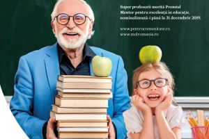 Premiul Mentor pentru excelenţă în educaţie. Ultima lună pentru depunerea nominalizărilor
