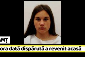 NEAMȚ: Minora din Piatra-Neamţ, dată dispărută, a revenit acasă