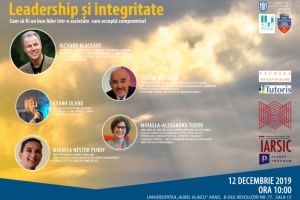UAV Arad va găzdui două conferinţe pe tema „Leadership şi integritate”