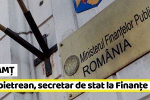 NEAMȚ: Un pietrean, secretar de stat la Finanţe