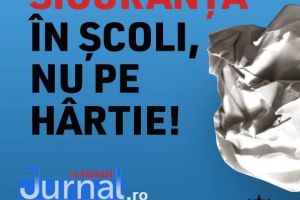 Elevii cer siguranţă în şcoli, nu pe hârtie!