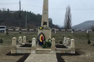 SMV a participat, la Rezina, la dezvelirea unui monument ridicat in cinstea eroilor romani