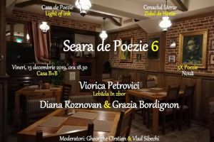 Poeta Viorica Petrovici este invitată la „Seara de Poezie”